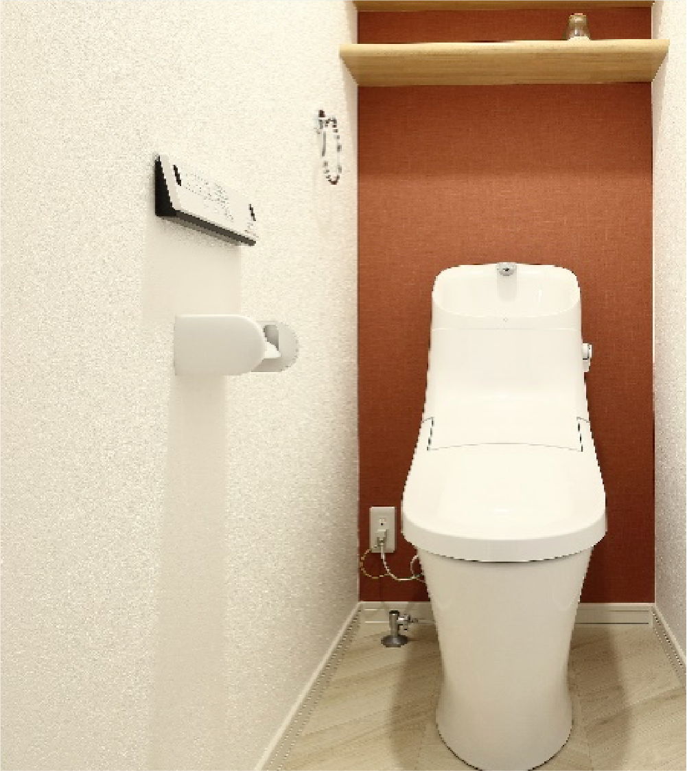 「予算4万円。トイレはそのままでクロス（壁紙）を張り替えて気分を変えたい。」